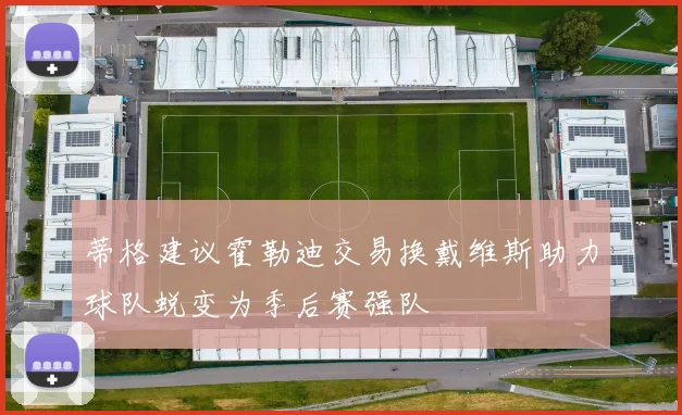 蒂格建议霍勒迪交易换戴维斯助力球队蜕变为季后赛强队